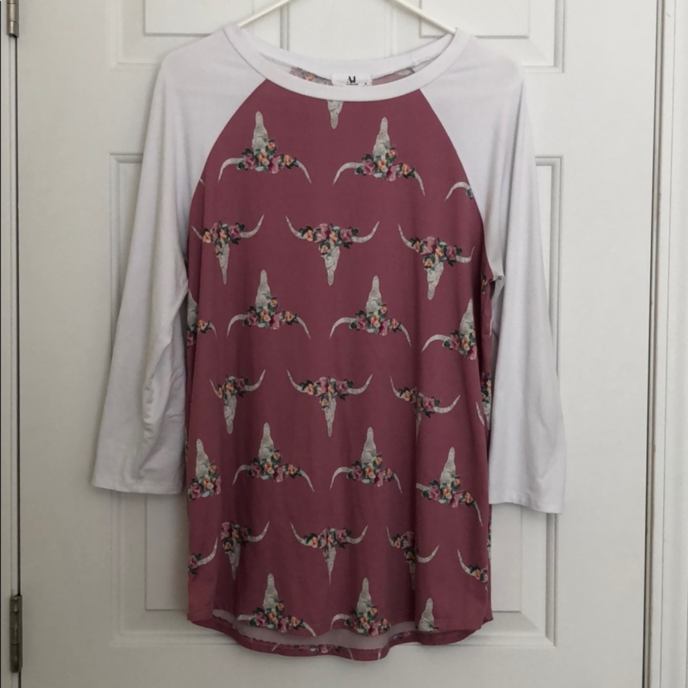 AJ 3/4 length baseball T